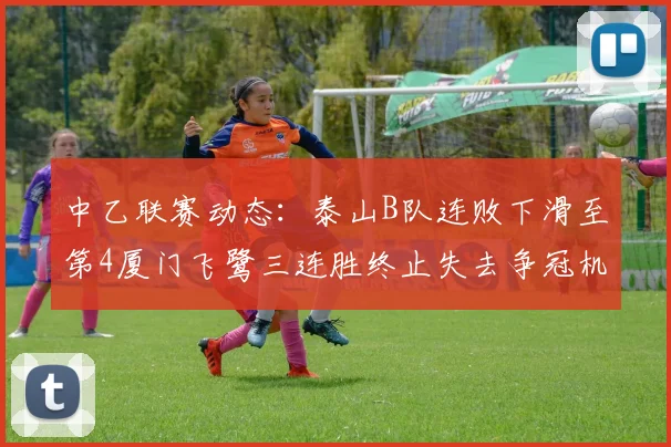 中乙联赛动态：泰山B队连败下滑至第4厦门飞鹭三连胜终止失去争冠机会